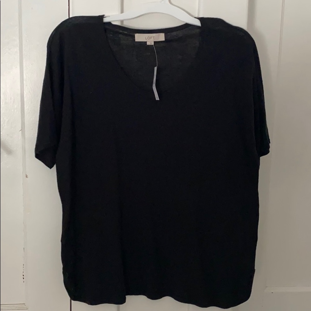 Loft Simple black short sleeve